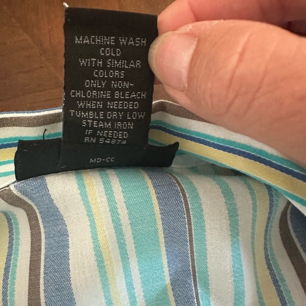 Stretchy Spring Striped Blouse - Picture 7 of 7